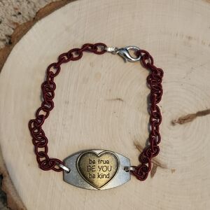 Be True Be You Be Kind Boot Bracelet